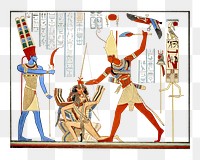 Ancient art png Egyptian mythology, transparent background