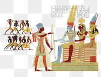 Ancient Egypt hieroglyphic png, transparent background