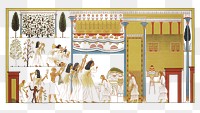 Egyptian hieroglyphs png, transparent background