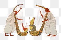 Egypt png ancient illustration on transparent background