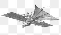 Png Henson's aerial steam carriage, transparent background