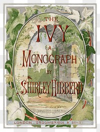 The Ivy, a Monograph png vintage botanical, transparent background