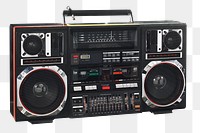 Boombox carried png, used by Bill Nunn, transparent background. Remixed by rawpixel.