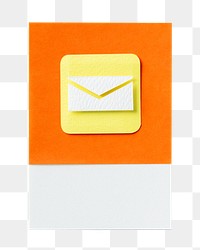 PNG Email inbox envelope icon, collage element, transparent background