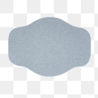 Gray badge png sticker transparent background