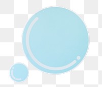 PNG Bubble water sticker transparent background