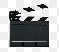 PNG clapper board icon sticker transparent background