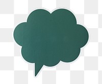 PNG speech bubble sticker transparent background