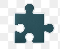 PNG Jigsaw puzzle piece strategy  sticker transparent background