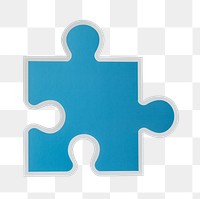 PNG Jigsaw puzzle piece strategy  sticker transparent background