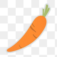 PNG  carrot icon sticker transparent background