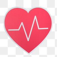 PNG Heart disease medicine icon transparent background