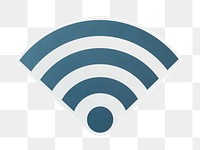 PNG strong signal of wifi icon sticker transparent background