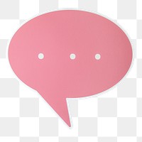 PNG Speech bubble icon sticker transparent background