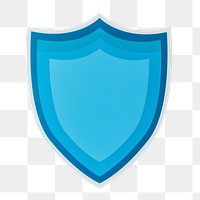 PNG  protection shield icon sticker transparent background