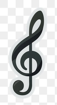 PNG Musical note sticker transparent background