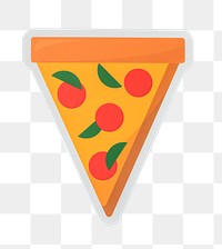 PNG  pizza icon sticker transparent background