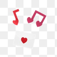 PNG Valentine's icon sticker transparent background
