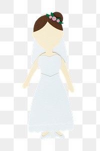 PNG bride avatar icon sticker transparent background