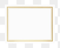 PNG Graduation certificate frame transparent background