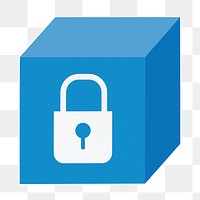 PNG padlock icon  transparent background