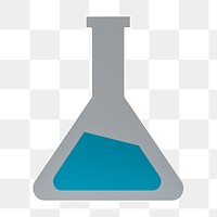 PNG Conical flask sticker transparent background