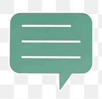 PNG speech bubble  icon sticker transparent background