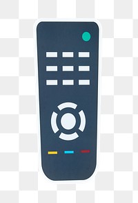 PNG  remote control illustration sticker transparent background