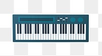 PNG Electronic keyboard  icon illustration sticker transparent background