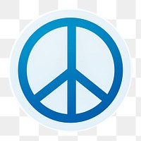 PNG  peace sign icon illustration transparent background