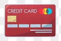 PNG Credit card illustration   sticker transparent background
