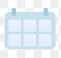 PNG calendar illustration sticker transparent background