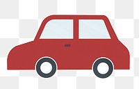 Car icon illustration png sticker, transparent background
