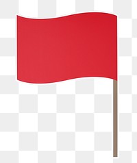 PNG  red flag illustration transparent background