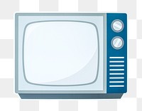 PNG Retro TV illustration icon sticker transparent background