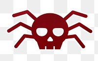 PNG  malware virus icon illustration  sticker transparent background