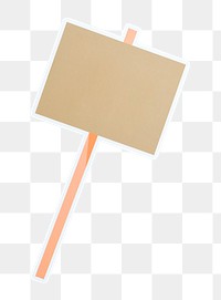 PNG  protest sign sticker transparent background