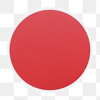 PNG  red circle  sticker transparent background