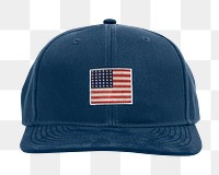 Blue cap png headwear, transparent background