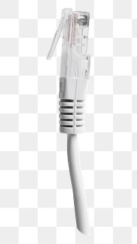 Ethernet cable png, transparent background