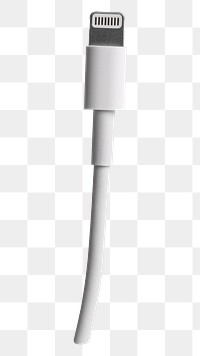 USB cable png, transparent background