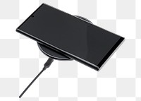 Wireless charger png digital device, transparent background