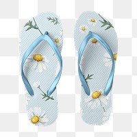 Flip-flops png Summer footwear fashion, transparent background