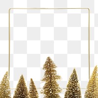 Christmas frame png element, transparent background