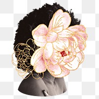 Beauty diversity png movement, transparent background