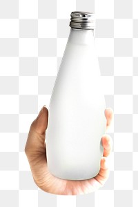 PNG Glass bottle, collage element, transparent background