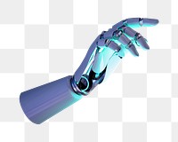 PNG robot hand, collage element, transparent background