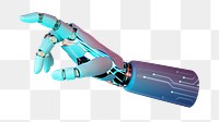 PNG robot hand, collage element, transparent background