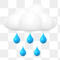 Cloud clipart png, 3d graphic, transparent background