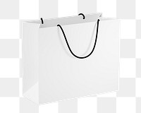 Paper shopping bag png, transparent background